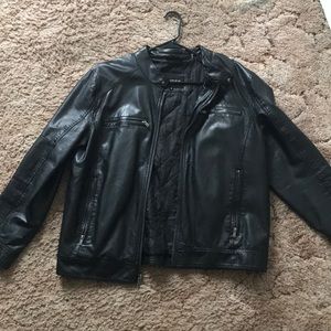 Guess Leather Jacket (XL)